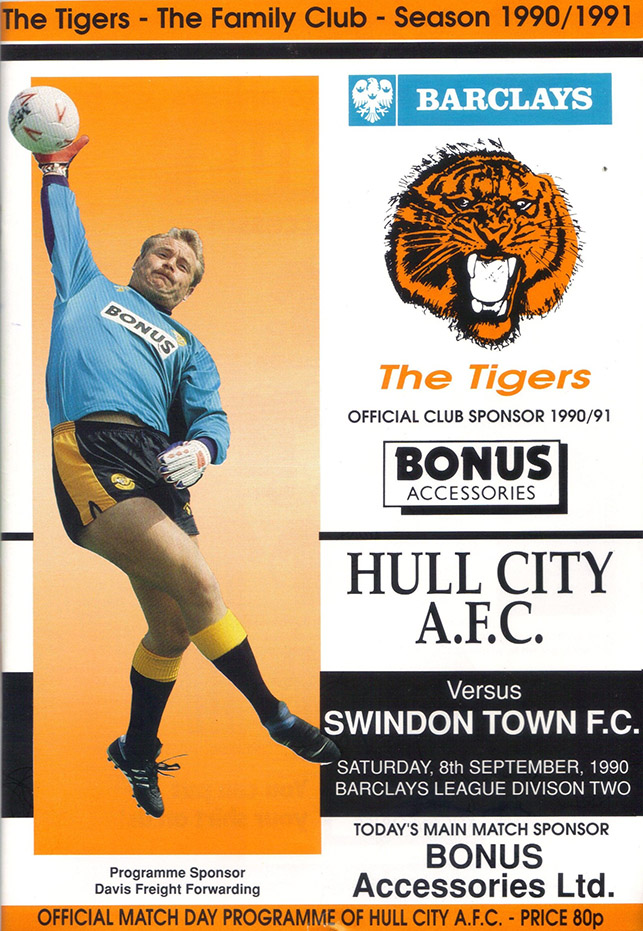 <b>Saturday, September 8, 1990</b><br />vs. Hull City (Away)